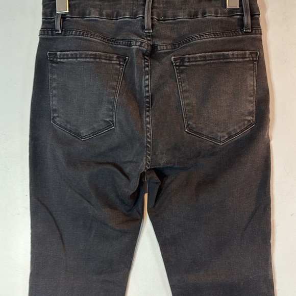 Frame Denim faded Black le crop mini boot jeans size 28 - Picture 9 of 12
